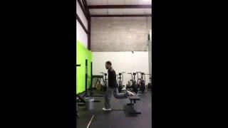 Back Rack RFE split squat