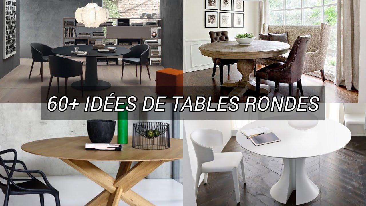60+ idées de table ronde - décoration tendance en 2021
