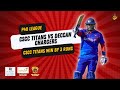 CSCC Titans vs Deccan Chargers | P40 | 05-04-2024