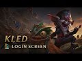 Kled the cantankerous cavalier  login screen  league of legends