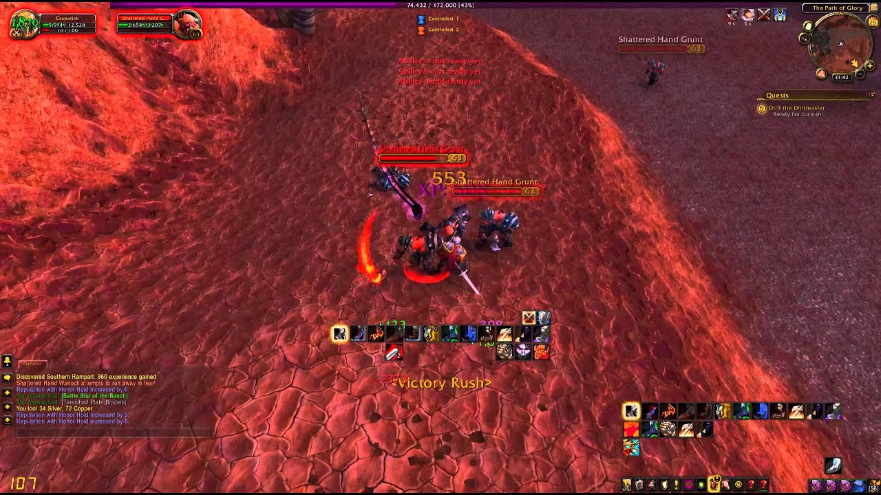 World of Warcraft Quest: Drill The Drillmaster