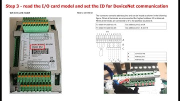 ABB IRC5 Compact - Setting Up DSQC 652 I/O Card (and others from ABB) with DeviceNet Protocol