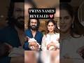 Ram Charan &amp; Upasana Twins Names Revealed 💖 Happy News