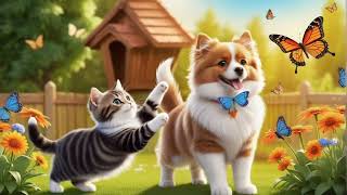 cute cat and dog video ❤️ cute cat #forcat #love cat #beautiful cat #leesha pal by Leesha Pal 766 views 3 weeks ago 58 seconds