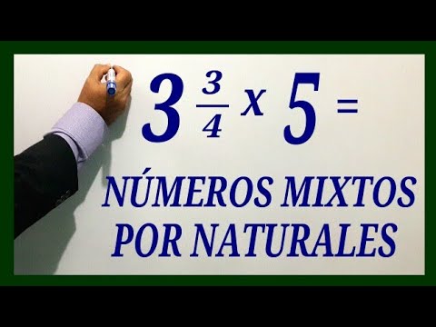 Video: ¿Cómo se multiplica un número mixto por un número entero?