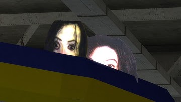 Michael Jackson And Ayuwoki Nextbot gmod in pool