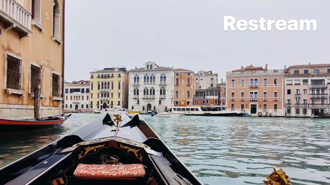 Venice Canals Boat Ride | Relaxing Water Sounds for Sleep and Calm