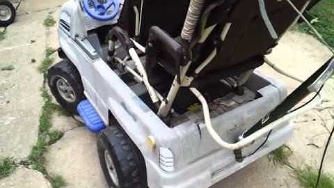 Swamp Buggy Stroller....Test run #1!...vid #3