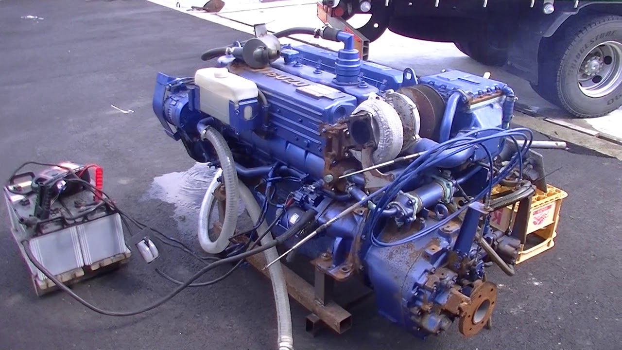 No 1355 いすゞ Um6bg1tc2 285ps Isuzu Used Marine Engine Amakusa Marina マリンエンジン 船舶エンジン あまくさマリーナ Youtube