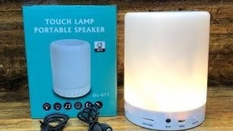 Led Touch Lamp With Blutooth Speaker