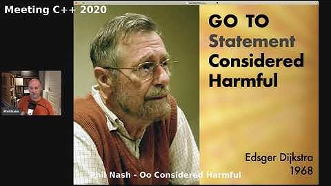 Phil Nash - Oo Considered Harmful - Meeting C++ 2020