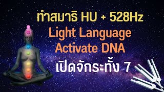 สมาธิเปิดดีเอ็นเอ HU + 528Hz + Light Language + เปิดจักระทั้ง 7 + ต้อนรับโลกใหม่ (New Earth) Ep.2/2