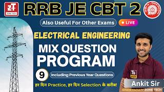 9.Electrical Engineering  MIX Que + PYQs for RSEB | RRB JE | SSC JE | AE/JE Preparation | ZONE TECH screenshot 1