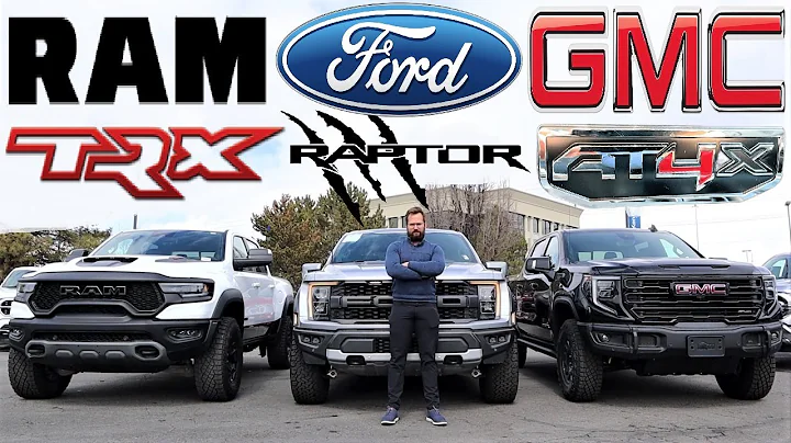 2023 Ram TRX vs Ford Raptor vs GMC Sierra AT4X: The Ultimate Pickup Truck Showdown!