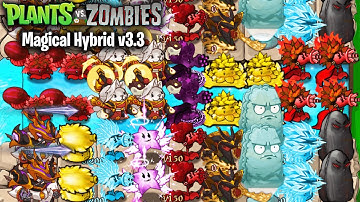 Plants vs Zombies Magical Hybrid v3.3 Update | Purple, Red, Green, Golden Plants & More | Download