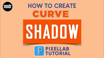 Curved paper shadow in pixellab | pixellab editing | simple Edits | Mueen Asghar