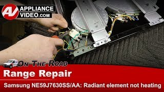 Samsung Stove Repair  Radiant Element Not Heating  Single Radiant Element