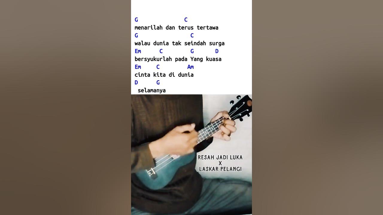 Spill Chord ukulele Resah jadi luka x Laskar Pelangi YouTube