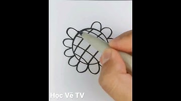 Vẽ Bông Hoa Hướng Dương Đơn Giản Dễ Vẽ | Học Vẽ TV