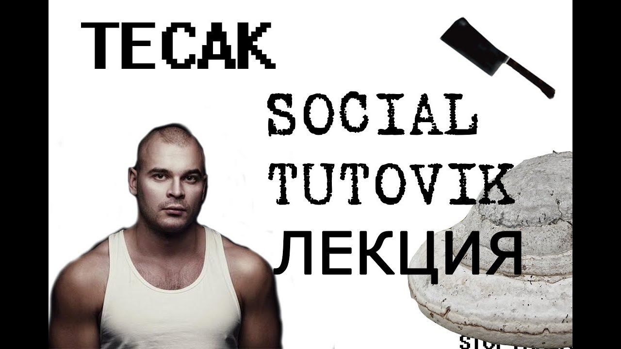 Тесак. Лекция: Социальный тутовизм для циника, мизантро… — Transcript