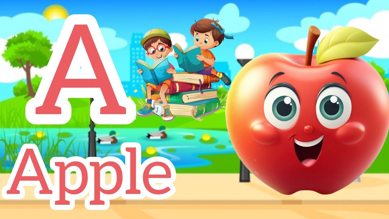 A for Apple B for Ball C for Cat video Abcd phonics song Nursery Rhymes ...
