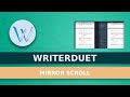 How To Follow Your Writing Partner’s Document Position With „Mirror Scroll“ In WriterDuet