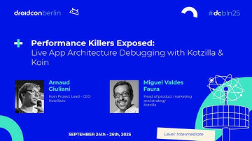 Live App Architecture Debugging with Kotzilla & Koin - Arnaud Giuliani | droidcon Berlin 2025