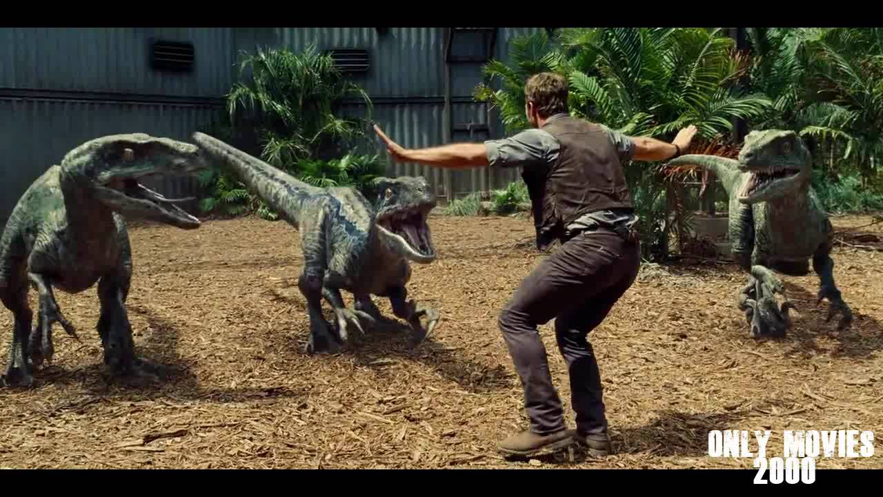 Jurassic World Raptors Scene Hd Youtube 