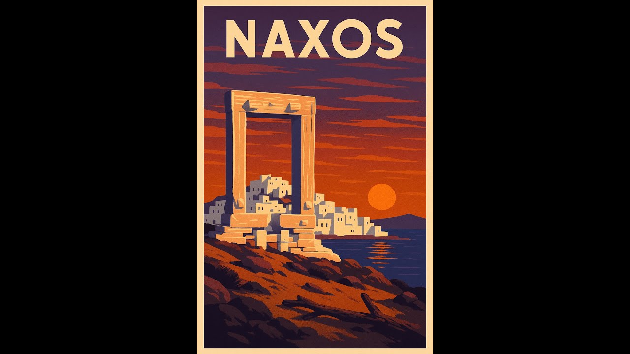 Naxos - Temple of Apollo and harbour town