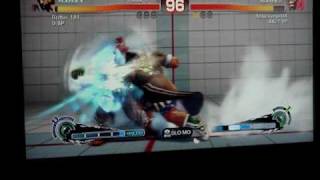 SSF4: XblackvegetaX (Rog) vs Grifter 181 (Akuma) - GAF Endless Battle Mode - Set 1
