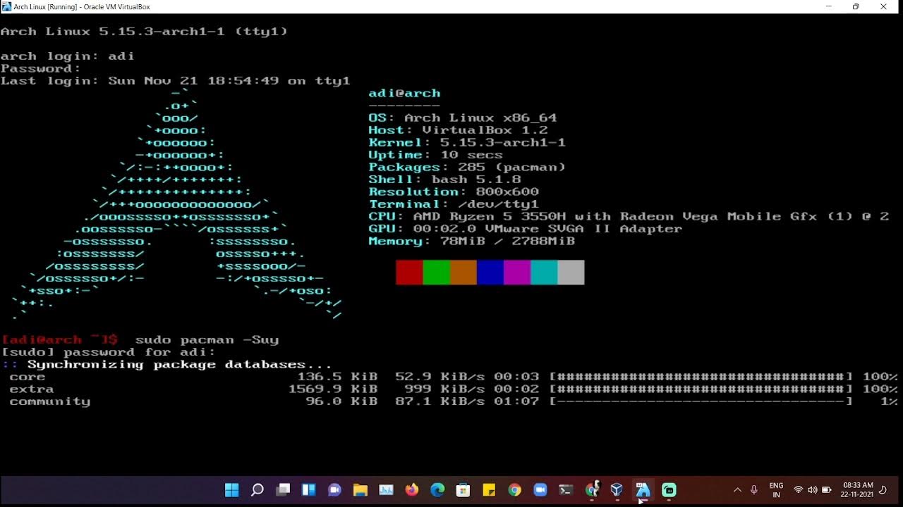 Arch linux update upgrade command youtube
