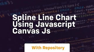 Spline Line Chart Using Javascript Canvas Js