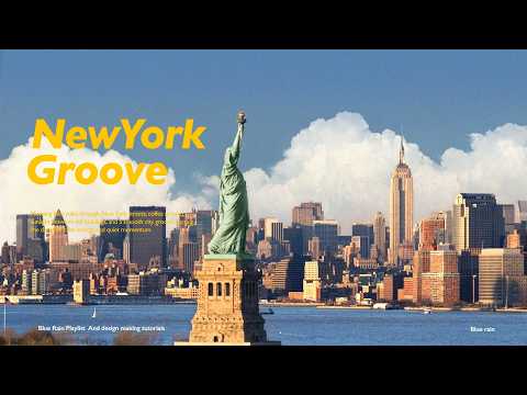 New York Groove 🗽 Bright Energy for Productive Workdays 💻 | Design Tutorial