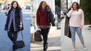 ROPA DE MODA PARA GORDITAS 2017 OUTFITS OTOÑO INVIERNO 2017