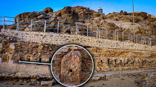 Old Effects of ZUBAIDA CANAL at Jabal E Rehmat Makkah | نہر زبیدہ کے پرانے اثرات جبل رحمت | #shorts