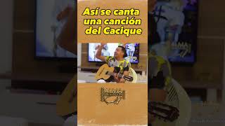 Así se canta una canción del Cacique #almaparrandera Juancho Fuentes