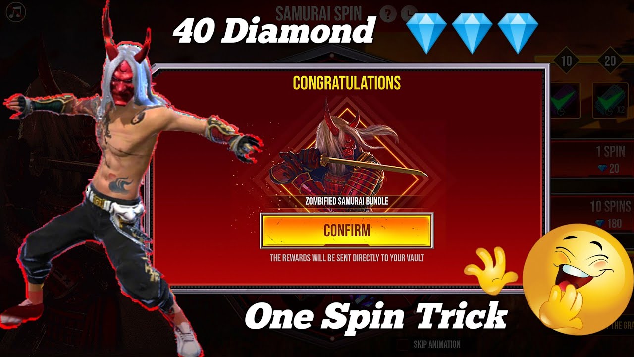 Samurai Spin Event Mai Kitna Diamond Lagega 🤔 || How Many Diamond || Samurai Bundle Free Fire