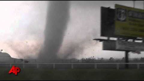 Raw Video: Oklahoma Tornado Caught on Tape