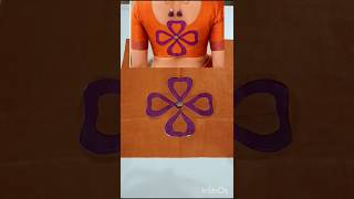 Beautiful And Easy Blouse Back Design For Beginners & Tailors.