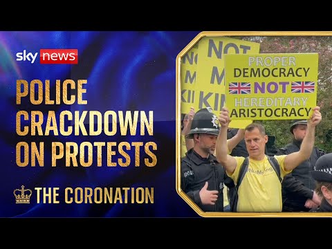 King's Coronation: Are protester arrests an 'attack on democracy'?