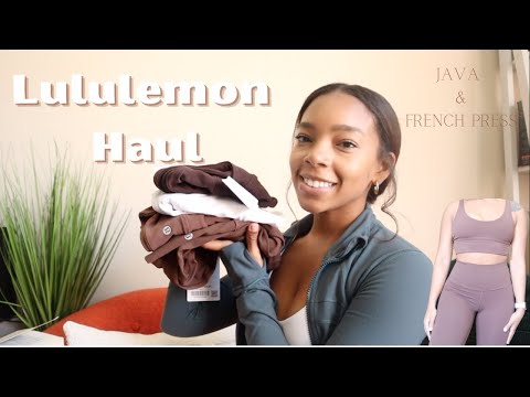 LULULEMON HAUL | Java & French Press