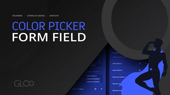 Color Picker Field - SuperGloo Forms Extensions+ - Tutorial
