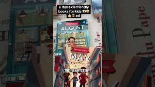 6 dyslexia friendly books for kids 👀🤩👍📚 ad #dyslexiaawareness #dyslexia