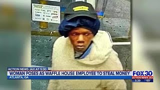 Woman poses as Waffle House employee to steal money Action News Jax