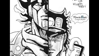 jotaro platinum jojo star kujo drawing