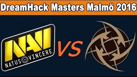 Natus Vincere vs Ninjas in Pyjamas Game 2 on Cobble - Dreamhack Masters Malmo 2016: Grand Final