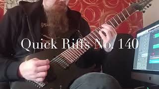 Quick Riffs No. 140 | Dark and Heavy 8 String Riffs