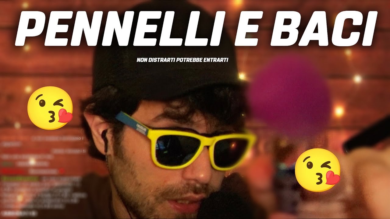 PENNELLI E BACI.. TI STENDERANNO - ASMR