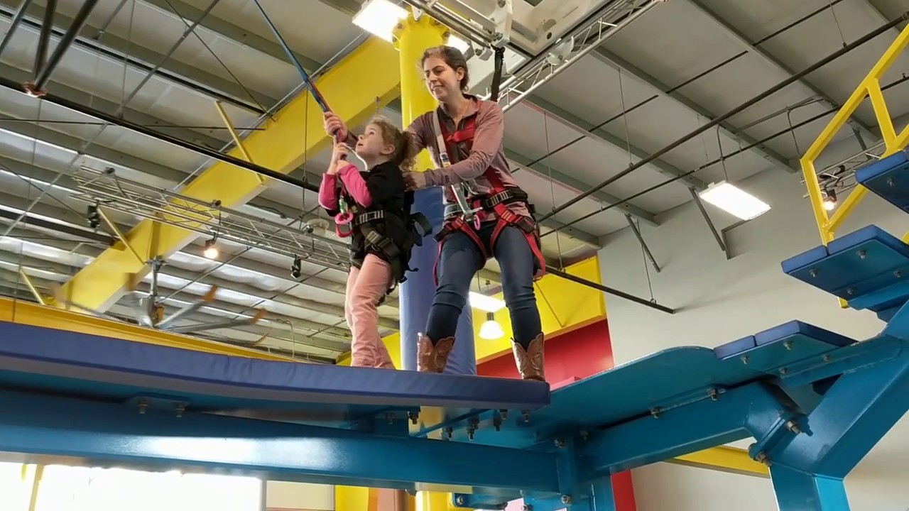 High Ropes for Mama and Miss Margaret - YouTube