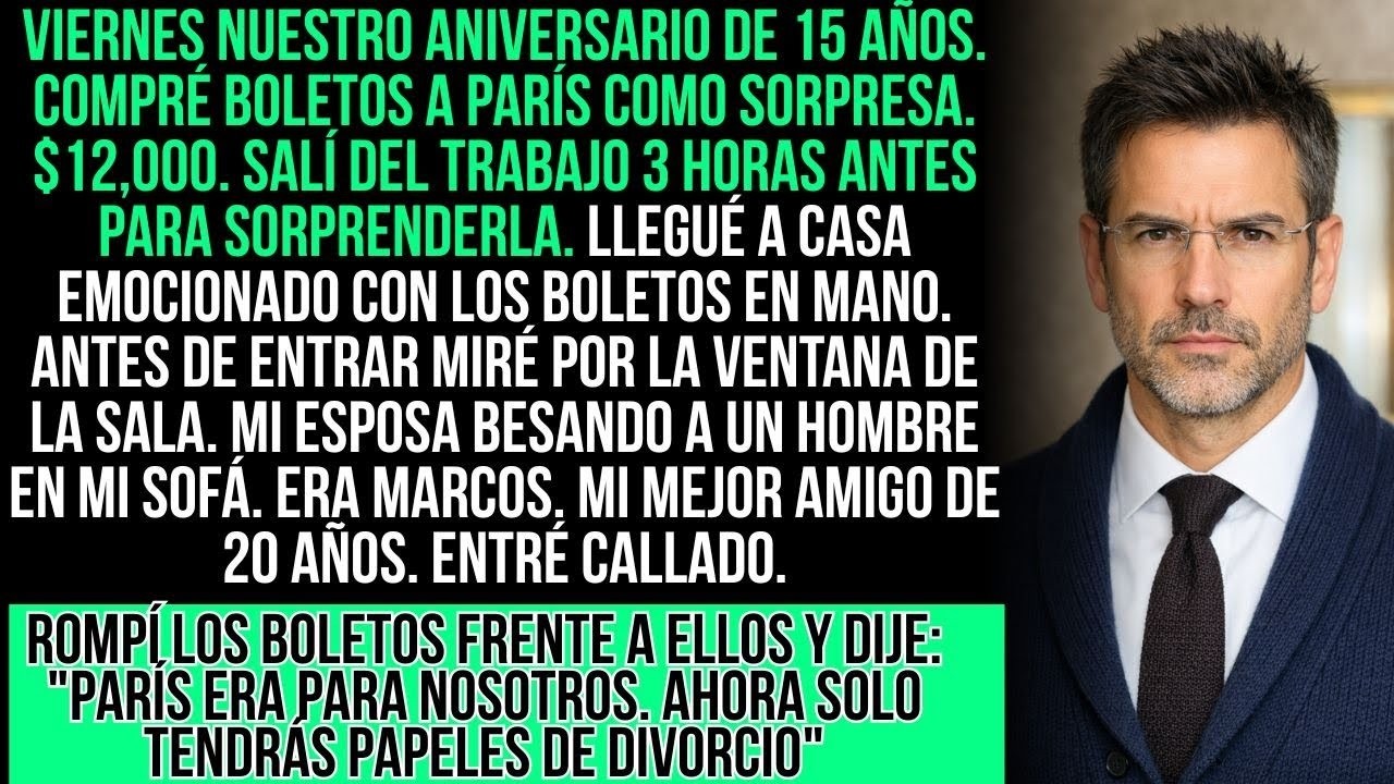 Planeé Viaje Sorpresa De Aniversario Para Mi Esposa  Llegué A Casa Temprano Y La Vi En La Sala Con